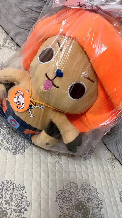 35-70cm One Piece Tony Tony Chopper Plush Doll – Soft Anime Figure, Bedroom Decoration, Sleeping Pillow & Kids Xmas Gift Toy