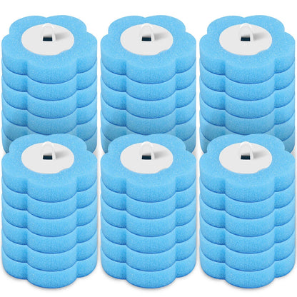 Disposable Toilet Brush Kit - Long Handle Bathroom Cleaner with Replacement Heads & Auto Lid Opening