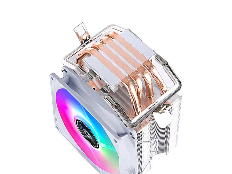 CPU Cooling Fan with Air-Cooled Radiator – Compatible with LGA2011, 115x, 1200, 1700 & AMD