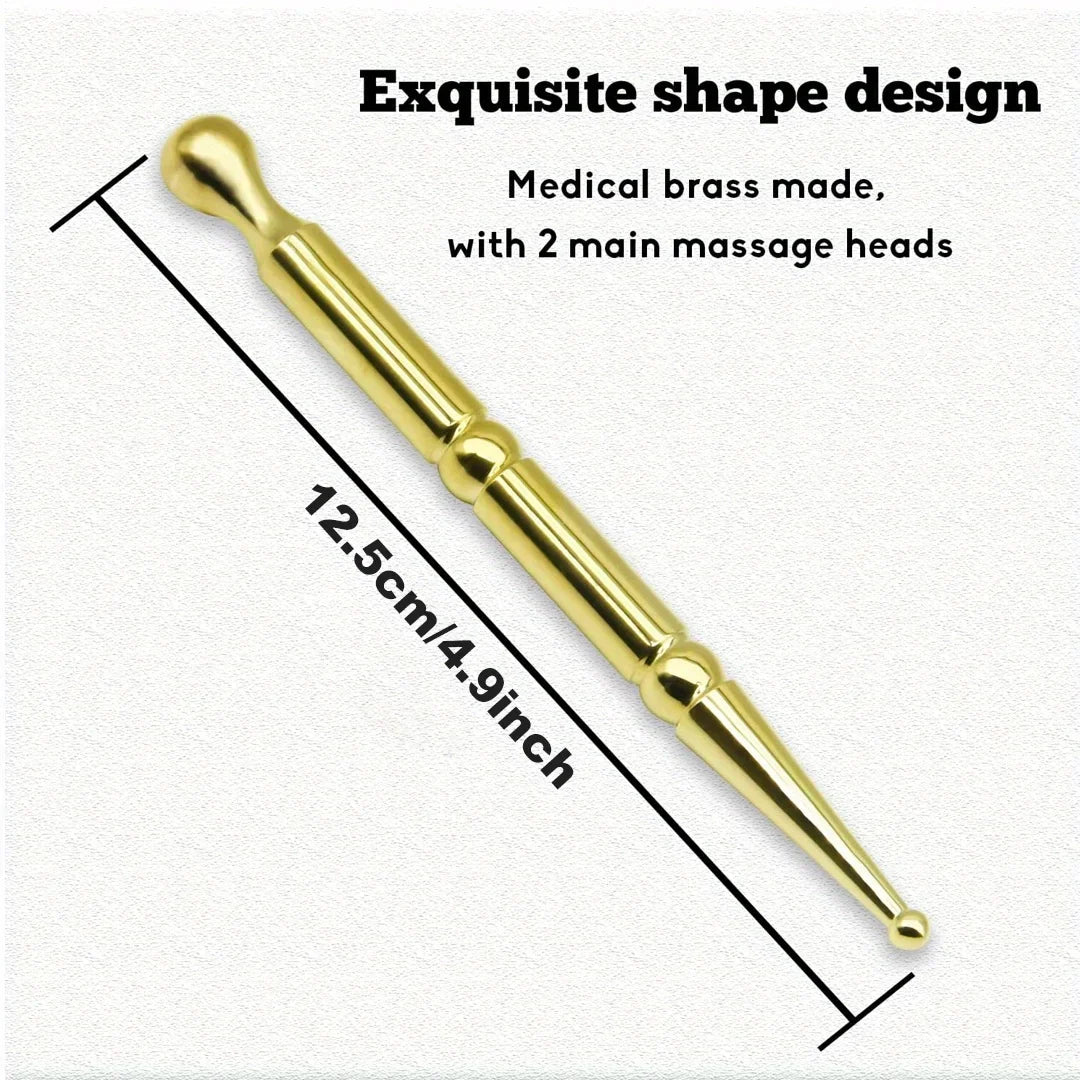 Acupuncture Pen Reflexology Tool | Stainless Steel Acupressure Massager for Body Pressing Points