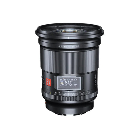 Viltrox AF 16mm F1.8 FE Lens – Full Frame Wide-Angle Fisheye for Sony E ZVE10, A7IV, A7SIII Mirrorless Cameras