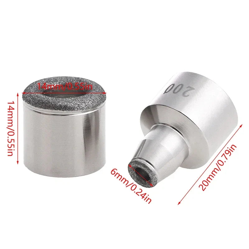 100/150/200 Grit Diamond Microdermabrasion Replacement Tips - Dermabrasion Heads for Beauty & Skincare Machines