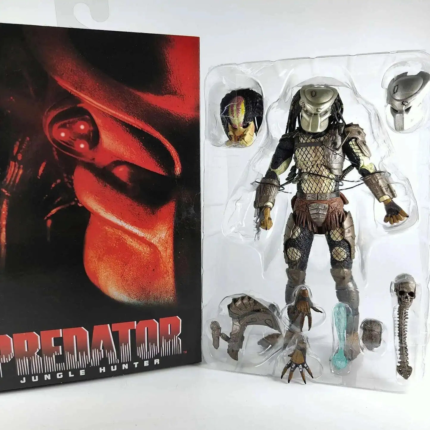 NECA Shaman Ahab Ultimate Scout Warrior Action Figure – Lost Battle Feral Jungle Hunter Predator Collector Toy