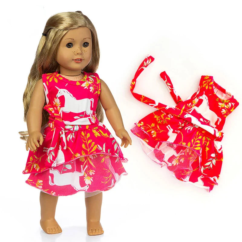 18-Inch Girl Doll Winter Coat – Jacket Outfit for 43cm Newborn Baby Dolls