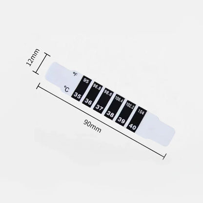 10/20Pcs Forehead Head Strip Thermometer - Fever Body Temperature Test Sticker for Baby, Child, Kid - Water Milk Thermometer for Baby Care