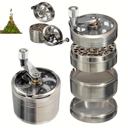 Nut and Hard Spice Grinder - Hand Tool for Nutmeg, Ginger, Rock Salt, and Peppercorn Crushing