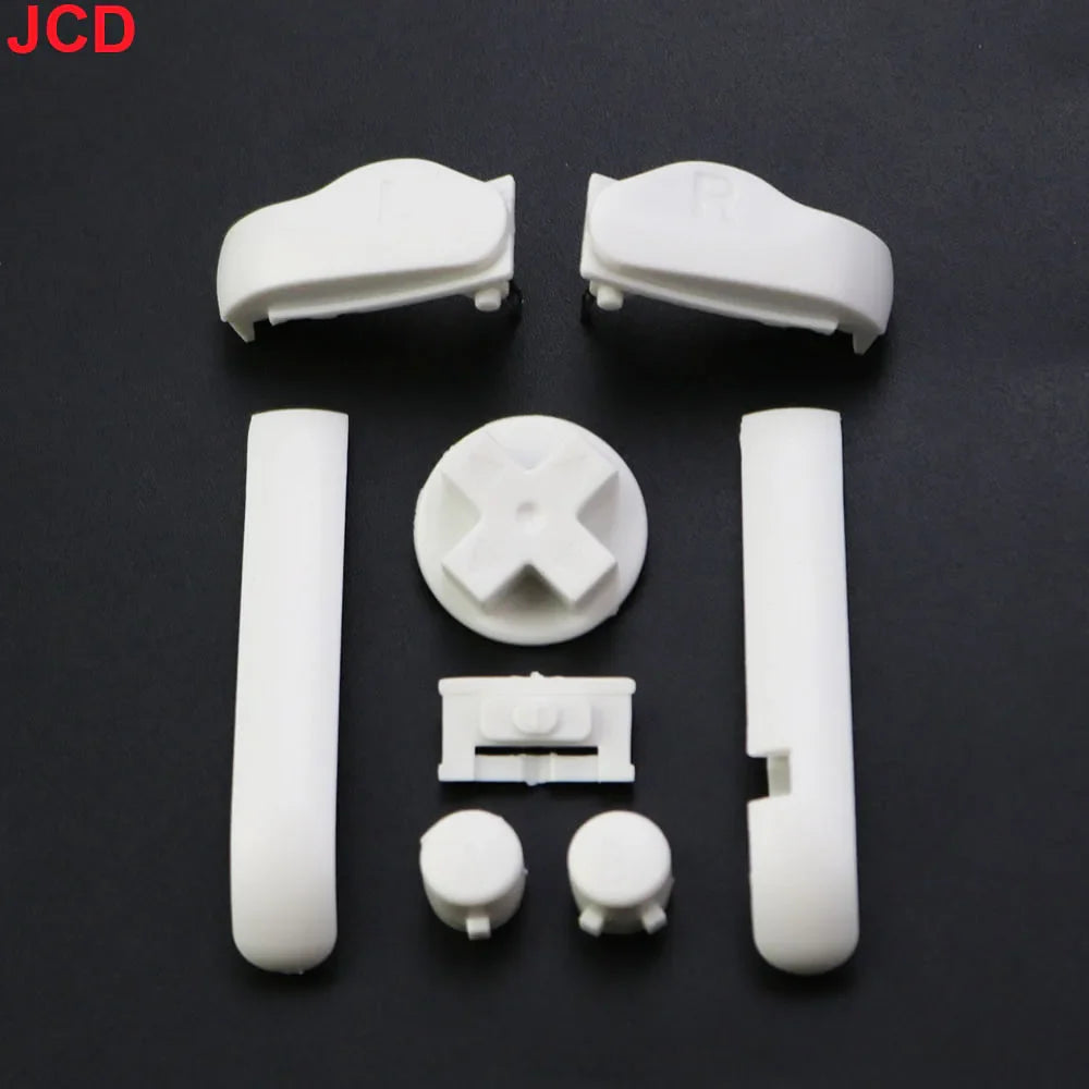 17-Color AB Buttons Keypad Set — High-Quality L/R Buttons & D-Pads for GameBoy Advance GBA with Power ON/OFF Buttons