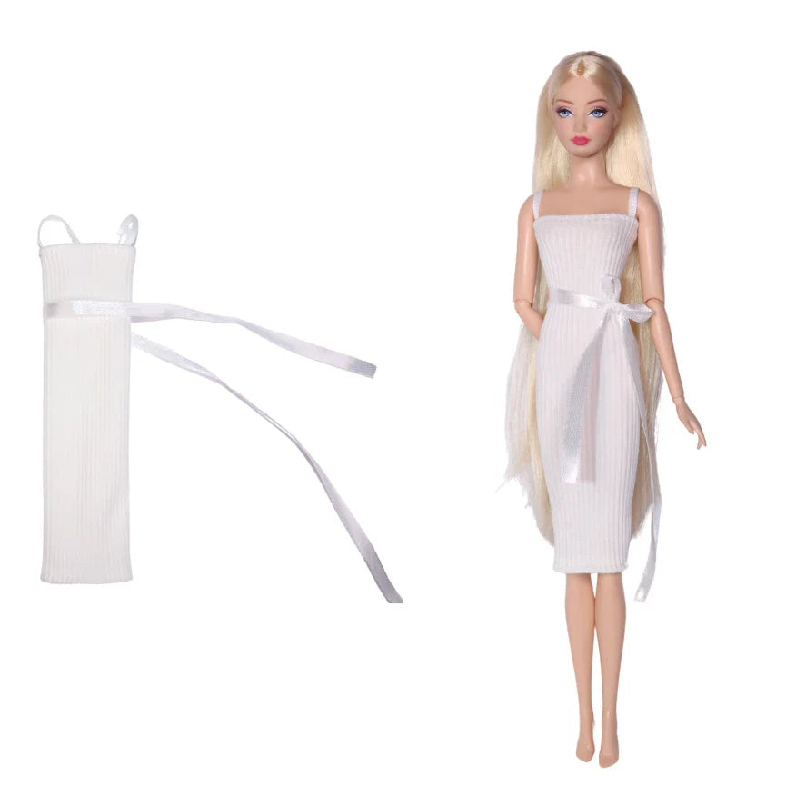 Doll Clothes for 30CM Barbie – Short Skirt, Outer Garment, Pants & Shoes Accessories