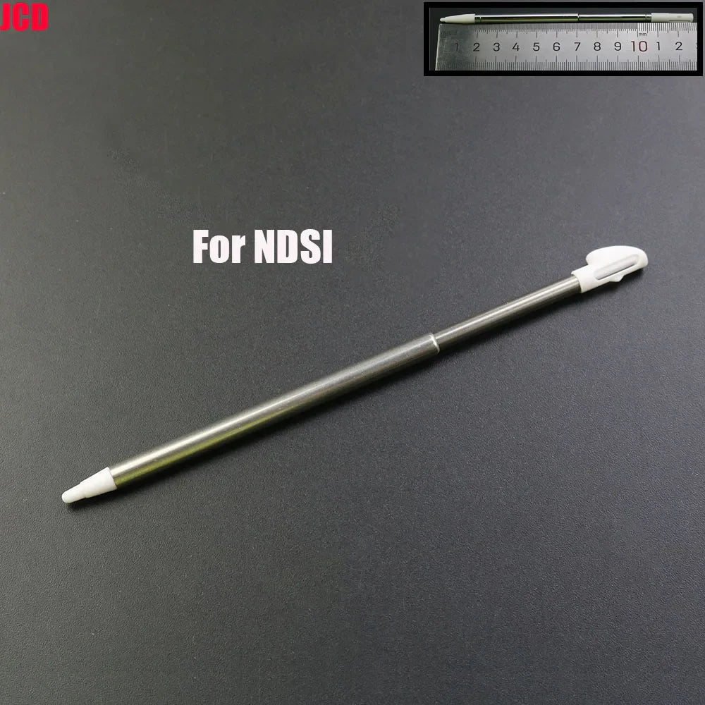 White Plastic Telescopic Stylus Pen — Touch Screen Stylus for 2DS/3DS/New 2DS LL XL/New 3DS XL/NDSL/NDSi/NDS