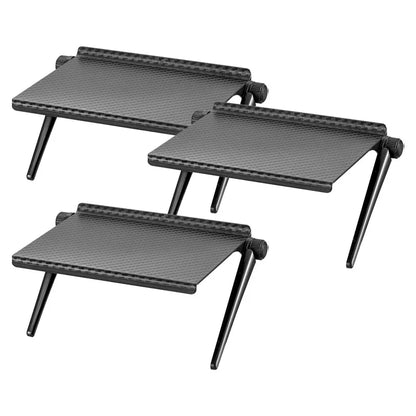 Adjustable TV & Monitor Top Storage Shelf – Desktop Display Stand for Computer, TV, Router, and Home Organization