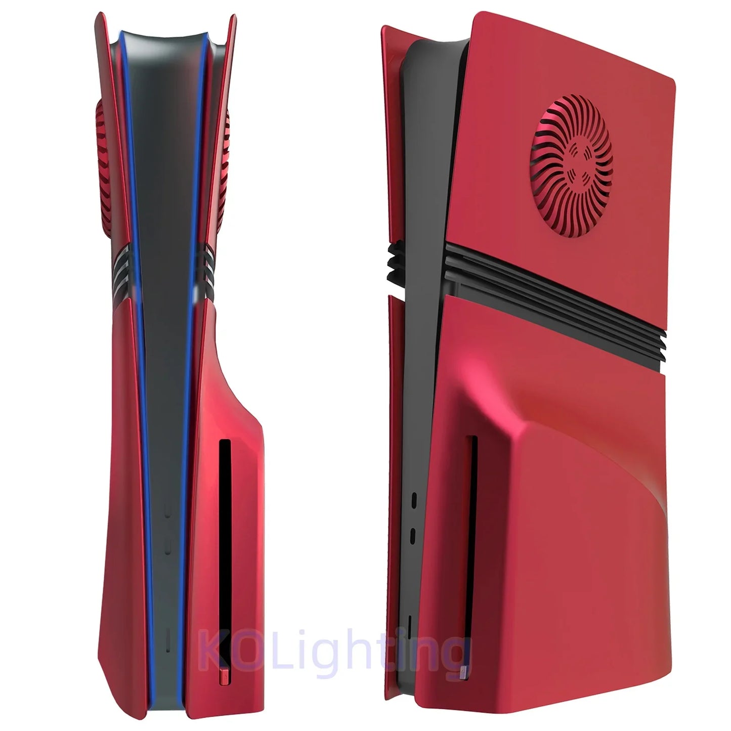 High-Strength ABS Cooling Vent Faceplate – Matte Replacement Shell for PS5 Pro Disc Console