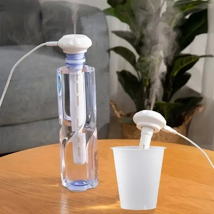 Super Quiet Portable Mist Humidifier – Adjustable, Waterless Design for Office, Bedroom, Car & Travel