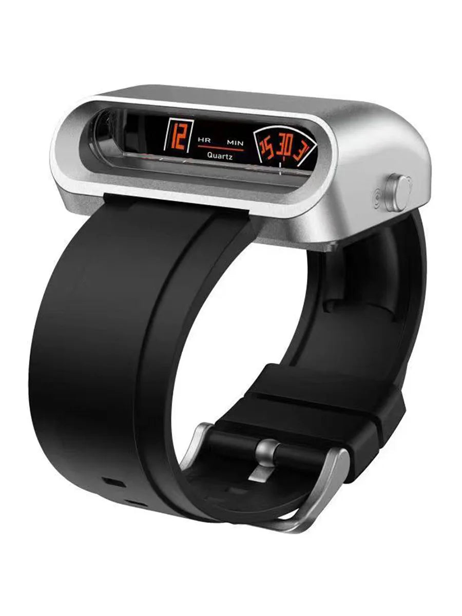 Men's Unique Luxury 316L Stainless Steel Super Car Racing Driver Watch – Futuristic Retro Creative Quartz Timepiece