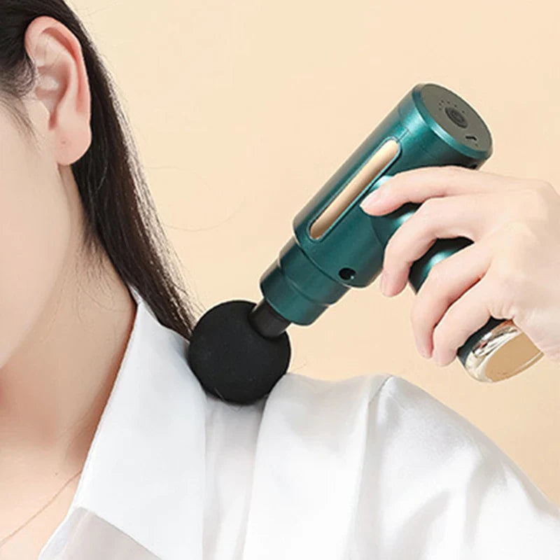 Electric Vibration Massage Gun - Fascia Muscle Relaxation Massager, Professional Grade Neck Membrane Gun
