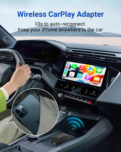 OTTOCAST Play2Video Pro Wireless CarPlay & Android Auto Adapter – YouTube, Netflix, IPTV for Kia & Toyota