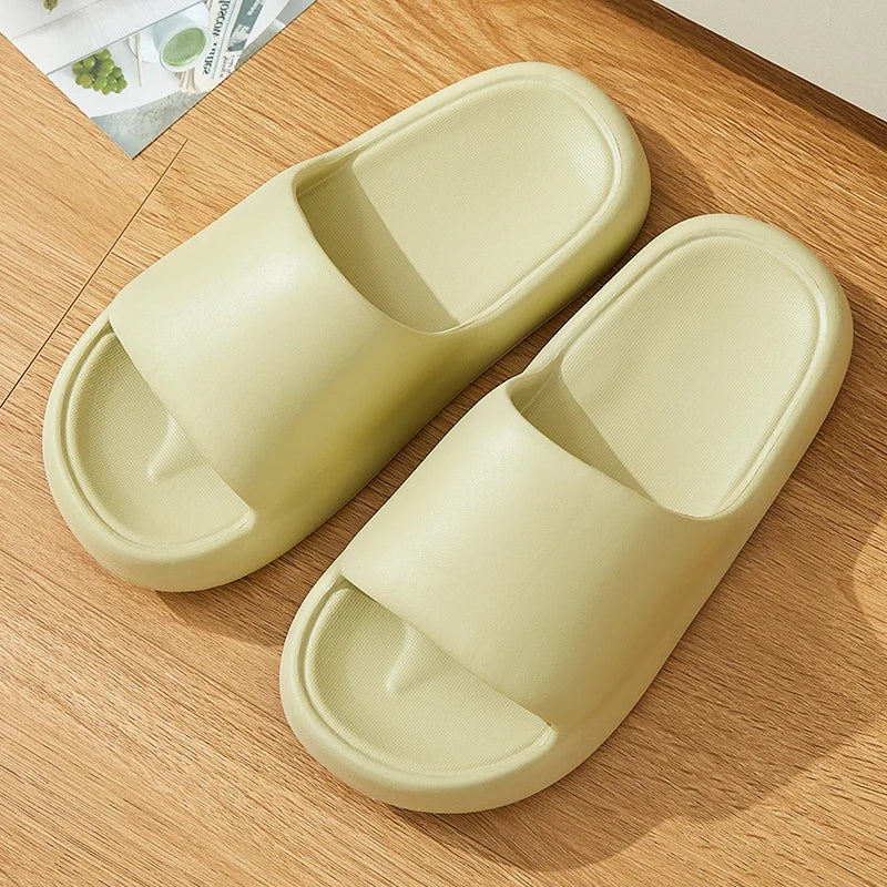 Lightweight Platform Slippers for Women – Super Soft Non-Slip Beach Flip Flops & Indoor Shower Slides for Couples Comfort