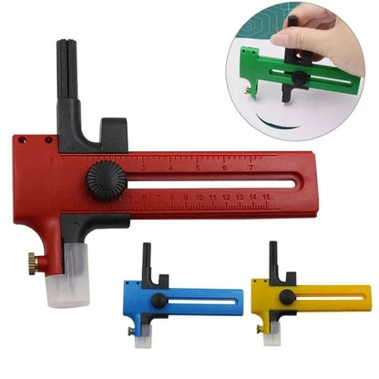 Adjustable Circle Cutter Tool – Circular Cutting Tool for Fabric, Paper & Scrapbooking DIY Crafts (1/2 PCS) Precision Art Cutter