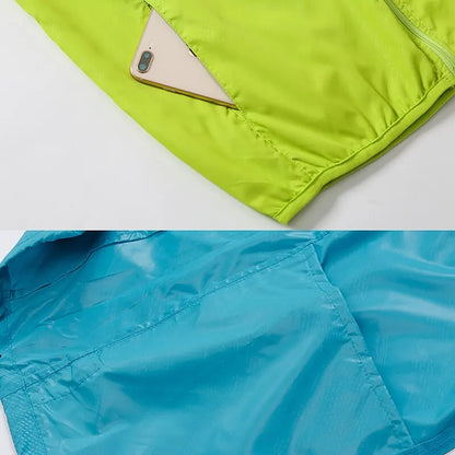 LNGXO Unisex Waterproof Hiking Jacket – Quick Dry Camping Windbreaker, Trekking, Fishing, Anti-UV Rain Coat for Men & Women