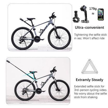 Camsteer Premium Bicycle Backseat Camera Mount – Third-Person View Holder for GoPro Hero 13-10, Insta360 X5-X2, Ace Pro2 & DJI 5 Cameras