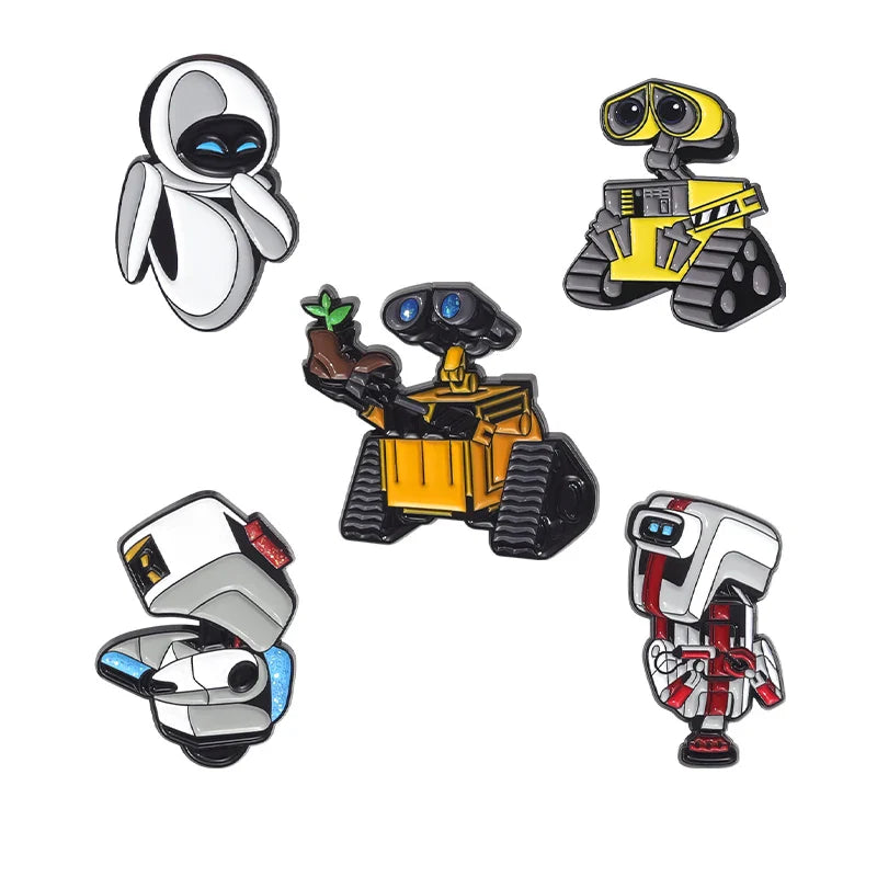 Cartoon Anime Character Enamel Pins – Cute Little Monk Brooches Lapel Badges, Funny Jewelry Gift for Friends