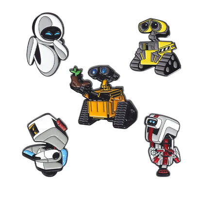 Cartoon Anime Character Enamel Pins – Cute Little Monk Brooches Lapel Badges, Funny Jewelry Gift for Friends