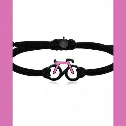 2025 Fashion Bicycle Bracelet – Trendy Pink Sports Cycling Pendant Jewelry