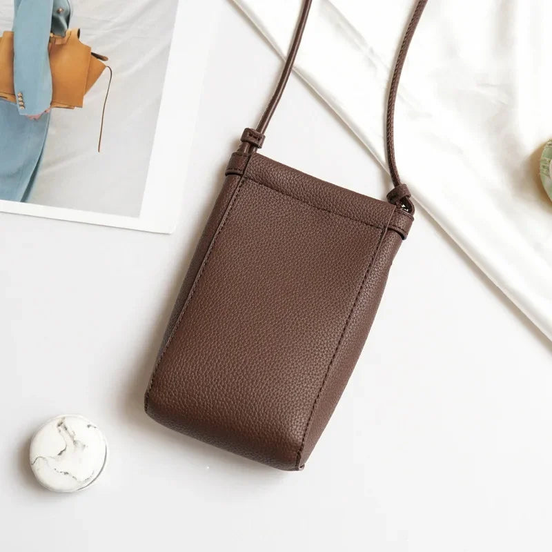 Women's PU Leather Shoulder Bag - Large Capacity Crossbody Handbag with Phone Pocket