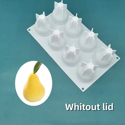 French Dessert 3D Lemon Silicone Mold – Cake, Brownie & Mousse Decorating Pastry Baking Tool
