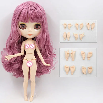 ICY DBS Blythe Doll 1/6 BJD Jointed Body — 30cm White Skin Anime Doll with Shiny & Matte Face, Special Price Gift Toy