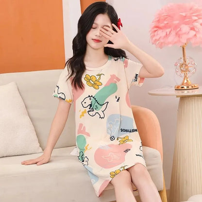 Mom & Daughter Summer Nightgowns - Matching Family Pajamas & Girls Sleepwear Dresses