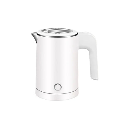 0.5L Small Stainless Steel Electric Kettle | Travel Mini Hot Water Boiler with Double Wall