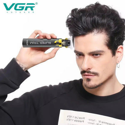 VGR T9 Professional Hair Trimmer – Rechargeable Electric Barber Clippers, Metal Haircut Machine for Men V-082