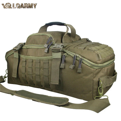 LQARMY Tactical Military Backpack – 30L/45L/80L 3-in-1 Gym, Camping, Travel Bag