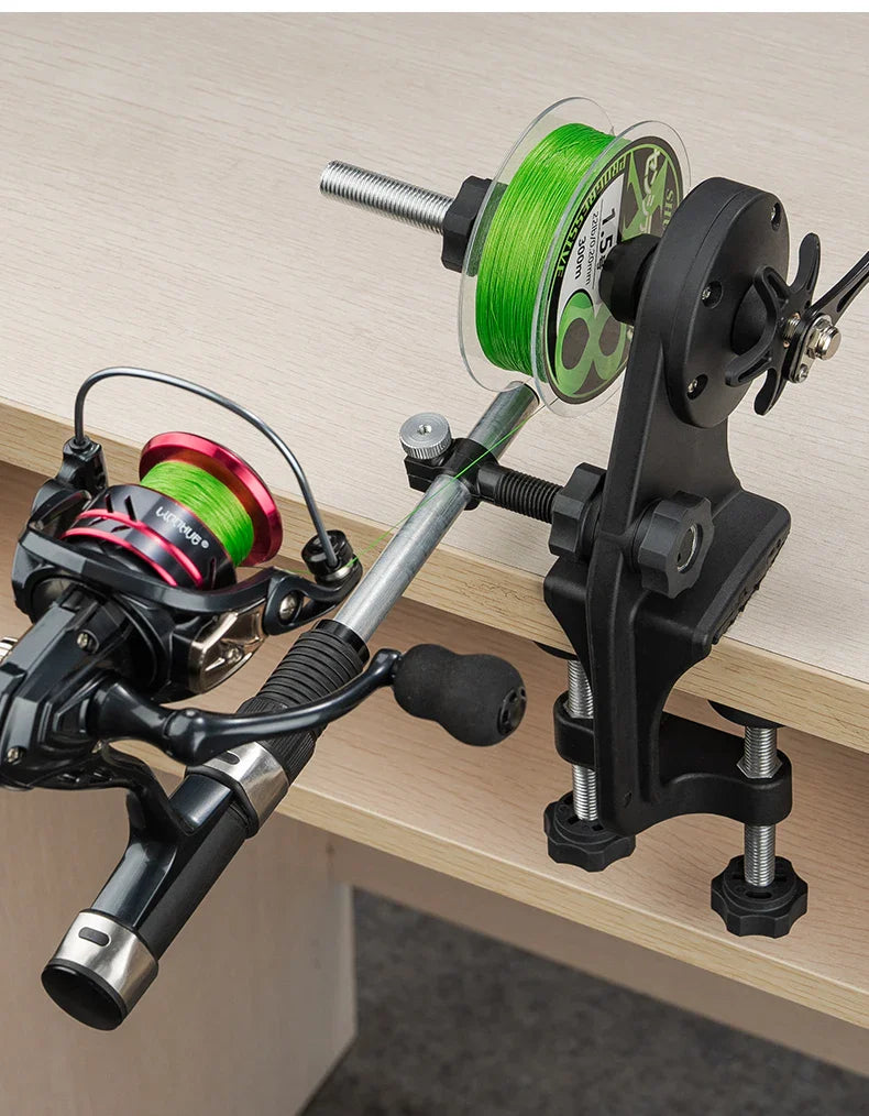 LINNHUE Lightweight Fishing Line Winder Spooler – Antirust Sturdy Tool for Spinning & Baitcasting Reels, Fishing Accessories