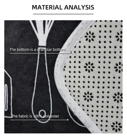 Multi-Purpose Sponge Water Absorption Mat — Anti-Skid, Moisture-Absorbing, Machine-Washable Carpet for Kitchen & Bathroom