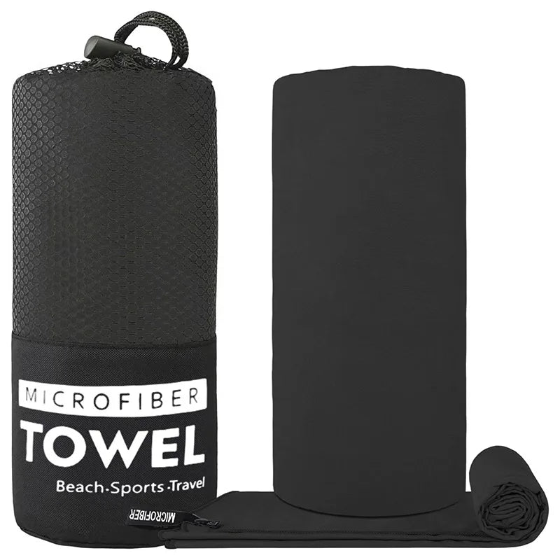 Quick Dry Microfiber Travel Towel – Ultra Absorbent, Super Soft & Compact Sports/Camping Towel for Outdoor Use (1pc)