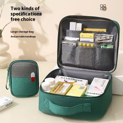 Portable Medicine Box – Compact Pill Organizer for Travel & Daily Use