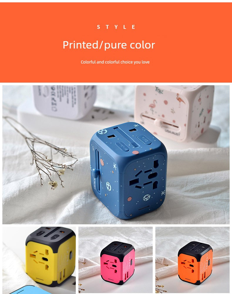 Neutral Universal Travel Charger — Fast Charging Adapter for International Use
