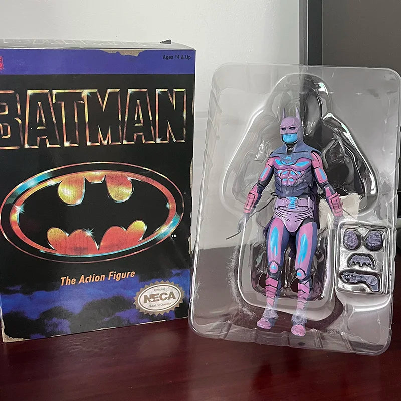 Neca Batman Joker Mafex Superman Harley Quinn Action Figures – Classic Cartoon Collectible Birthday Toys