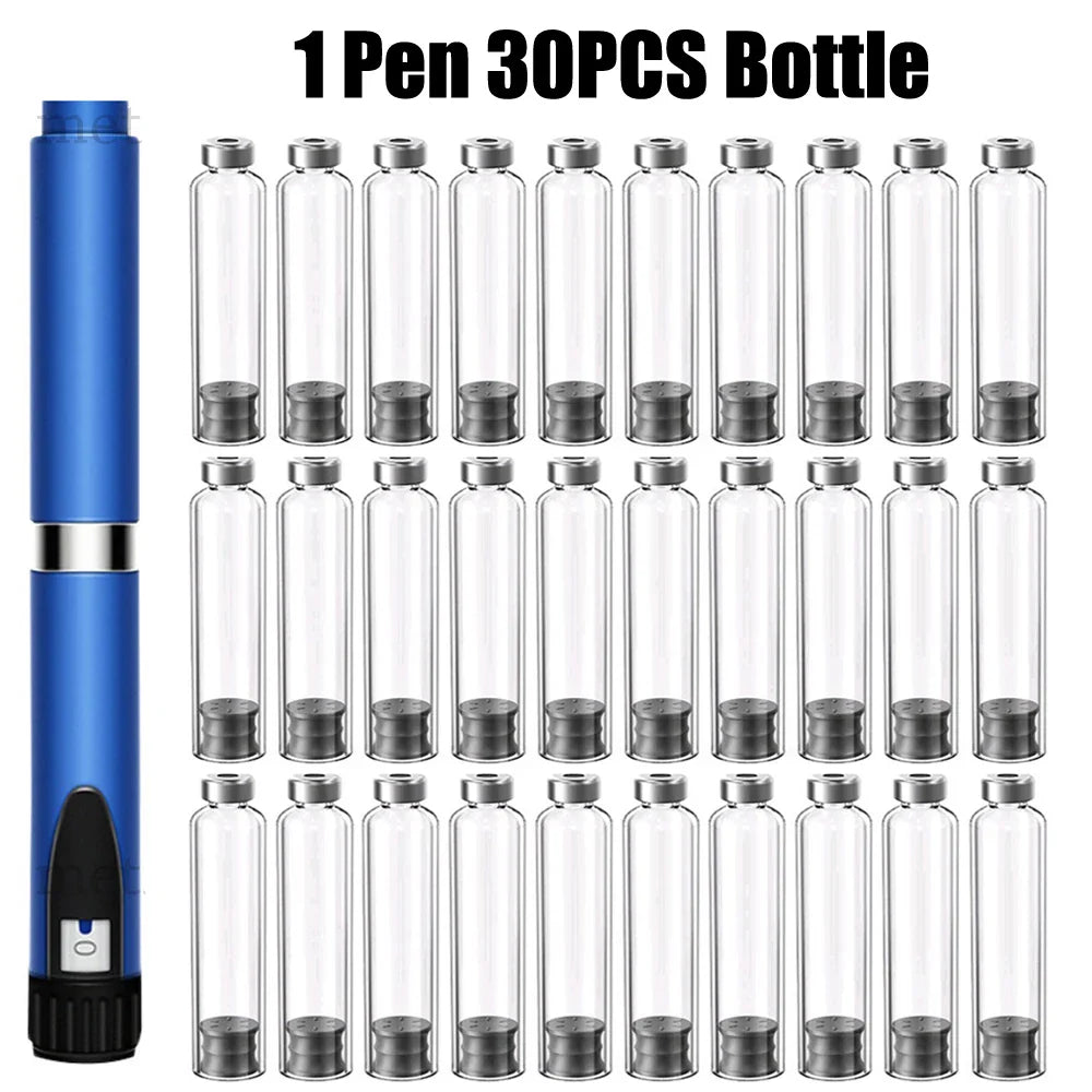 Magic Pen Tattoo Pen 3ml Empty Cartridge Kit — Cassette Bottle for Lilly Insulin Pen, Medical Aesthetic Use, Individually Packaged