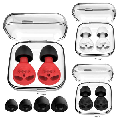 Silicone Soundproof Earplugs — Anti-Noise Sleeping & Swimming Ear Protection, Noise Reduction & Sound Insulation