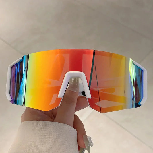 Outdoor Sport Goggle Sunglasses – Luxury Vintage Designer for Men & Women, Windproof Skiing Punk Shades