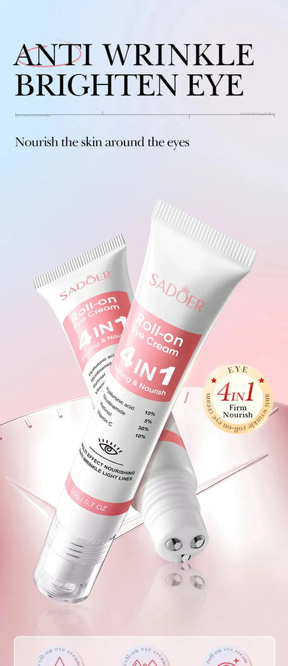 Instant Eye Bag Removal Cream – Collagen, Anti-Wrinkle, Dark Circle & Puffiness Treatment for Firming and Brightening