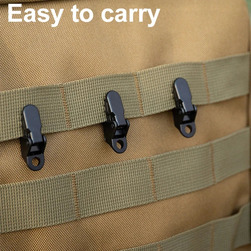 Camping Tent Clips – Anti-Wind Crocodile Clamps for Tarpaulin & Tent, 10/20/50PCS Outdoor Hooks