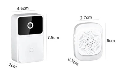 WiFi Video Doorbell Camera – Wireless HD Security, Night Vision, Two-Way Intercom, Voice Changer for Smart Home
