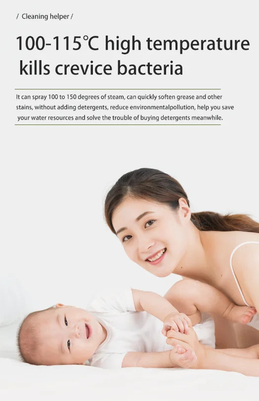 High-Temperature Home Steam Cleaner – Sterilization for Air Conditioning, Kitchen Hood & Car, 110V/220V