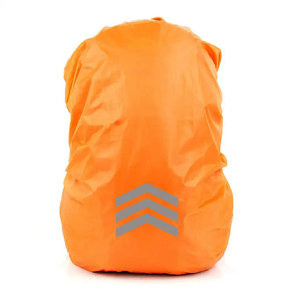 Outdoor Reflective Backpack Rain Cover – Waterproof Safety Cover for Cycling, Hiking & Climbing, Fits 18-45L Bags