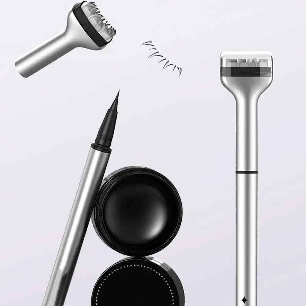Eyelash Seal DIY Lower Lash Extension Stamps - Silicone Makeup Tool for Beginners, Convenient Natural Simulation Mascara Stick
