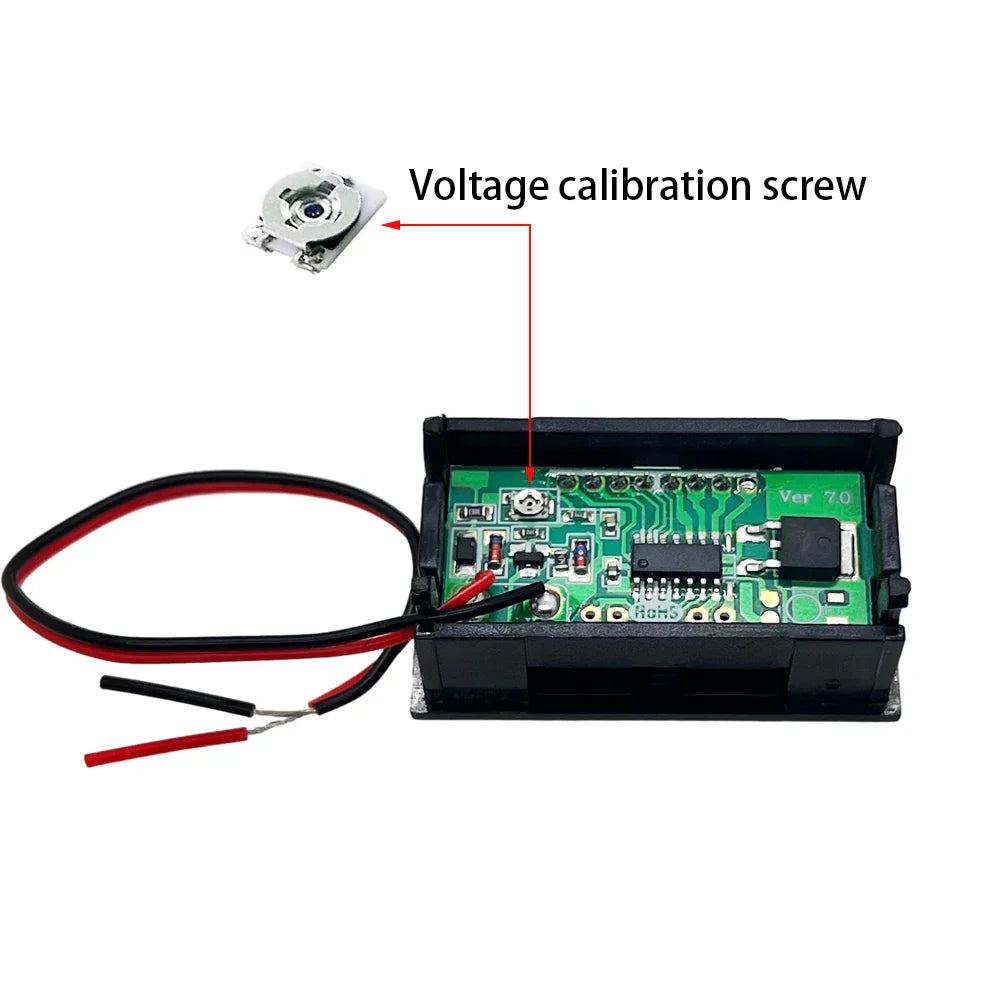 Car Battery Charge Level Indicator - 12V 24V 36V 48V 60V 72V Lithium Battery Capacity Meter, LED Tester and Voltmeter