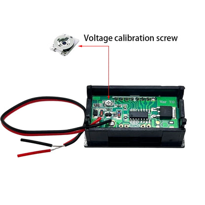 Car Battery Charge Level Indicator - 12V 24V 36V 48V 60V 72V Lithium Battery Capacity Meter, LED Tester and Voltmeter